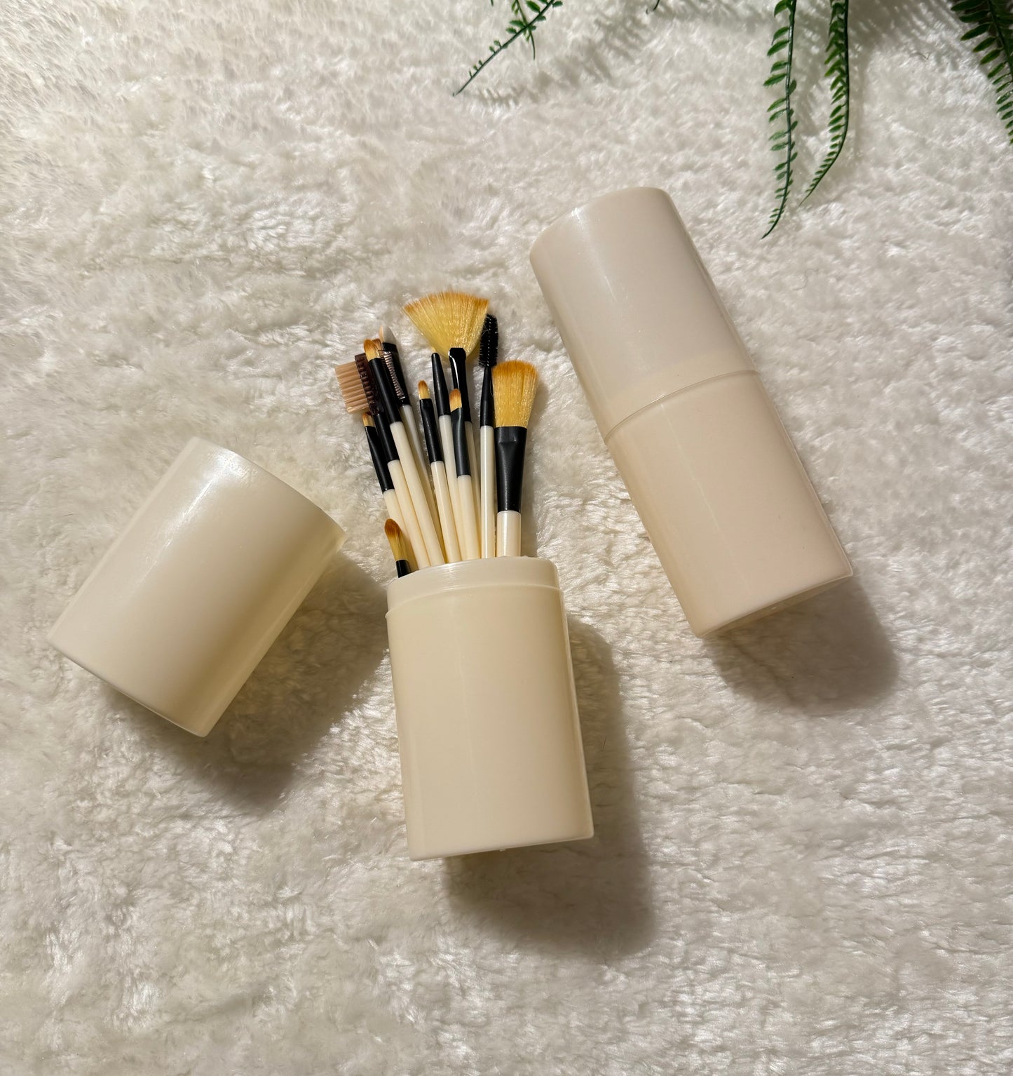 White Makeup Brushes with Box