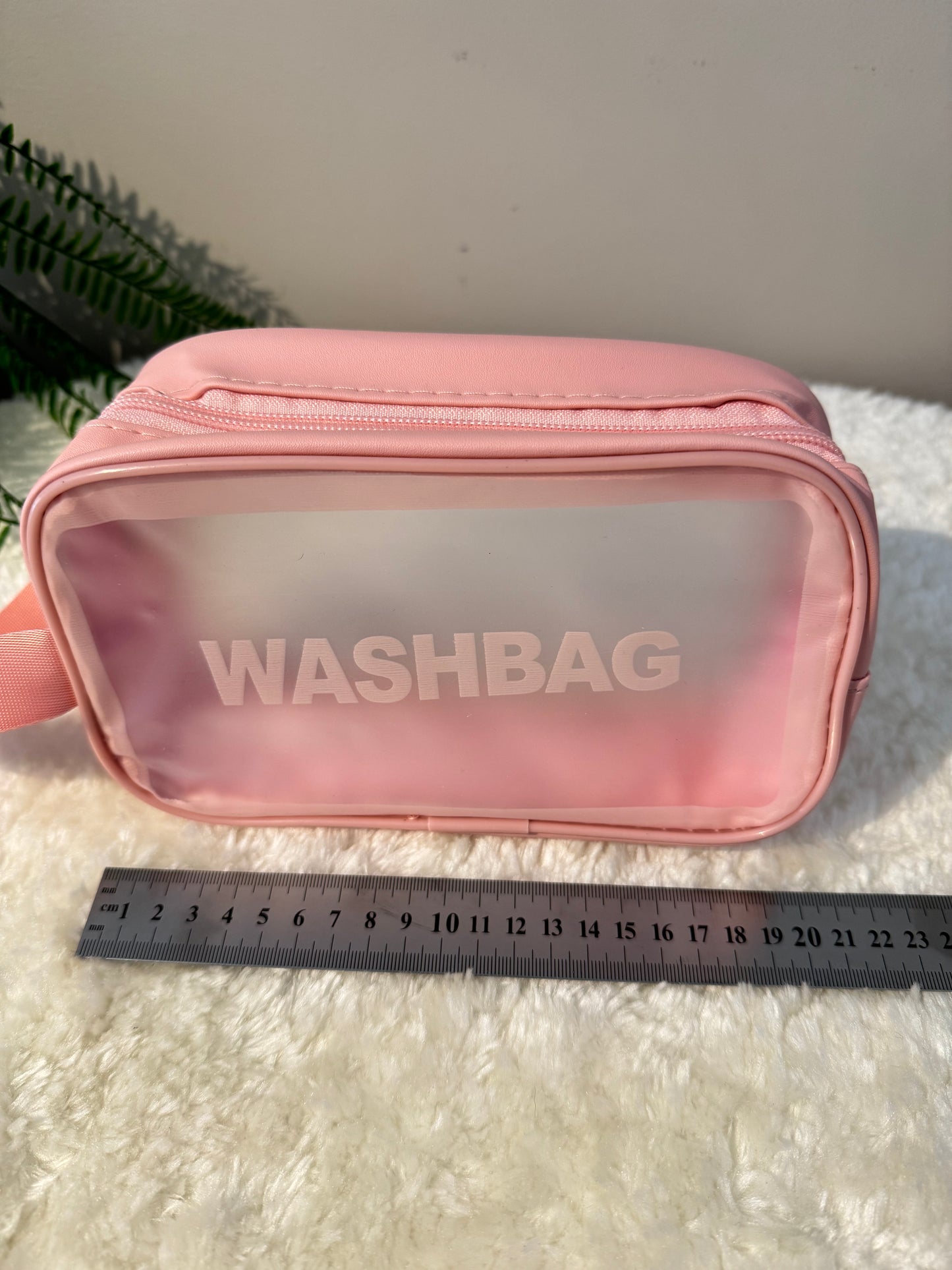 Transparent Frosted Wash Bag