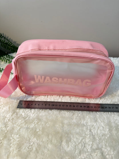 Transparent Frosted Wash Bag