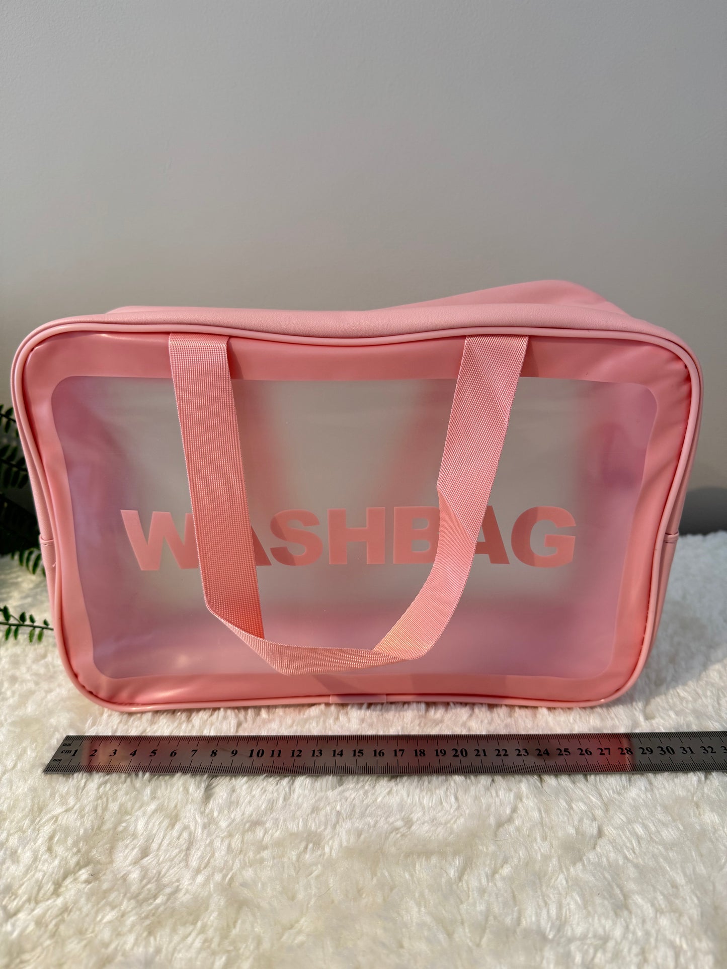 Transparent Frosted Wash Bag